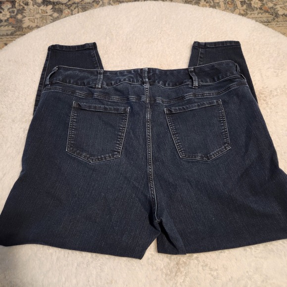 Torrid Super Stretch Jegging Dark Wash High Rise Triple Button Jeans 24T Tall - Picture 4 of 8
